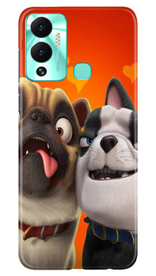 Dog Puppy Mobile Back Case for Infinix Hot 12 Play (Design - 310)