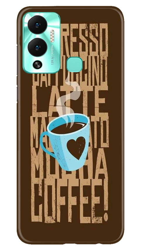 Love Coffee Mobile Back Case for Infinix Hot 12 Play (Design - 311)