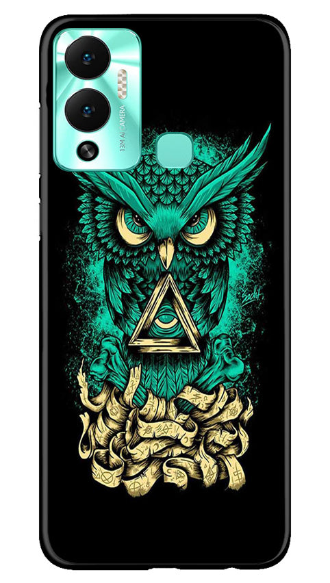 Owl Mobile Back Case for Infinix Hot 12 Play (Design - 317)