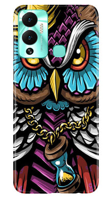 Owl Mobile Back Case for Infinix Hot 12 Play (Design - 318)