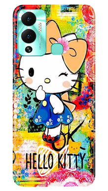 Hello Kitty Mobile Back Case for Infinix Hot 12 Play (Design - 321)