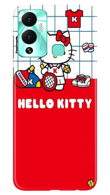 Hello Kitty Mobile Back Case for Infinix Hot 12 Play (Design - 322)