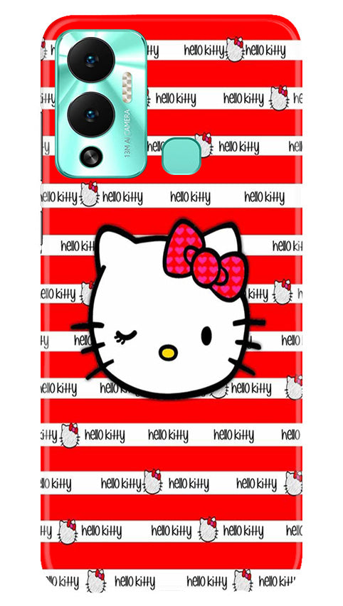 Hello Kitty Mobile Back Case for Infinix Hot 12 Play (Design - 323)