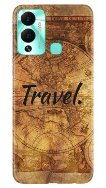 Travel Mobile Back Case for Infinix Hot 12 Play (Design - 334)