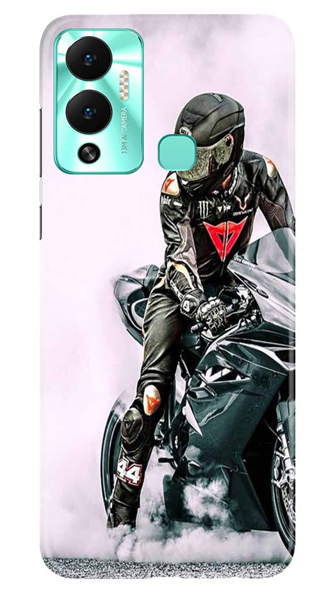 Biker Mobile Back Case for Infinix Hot 12 Play (Design - 342)