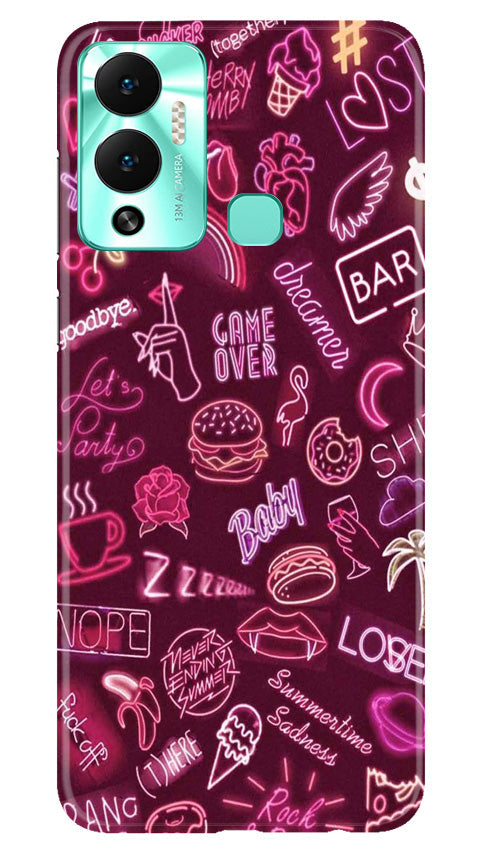 Party Theme Mobile Back Case for Infinix Hot 12 Play (Design - 350)