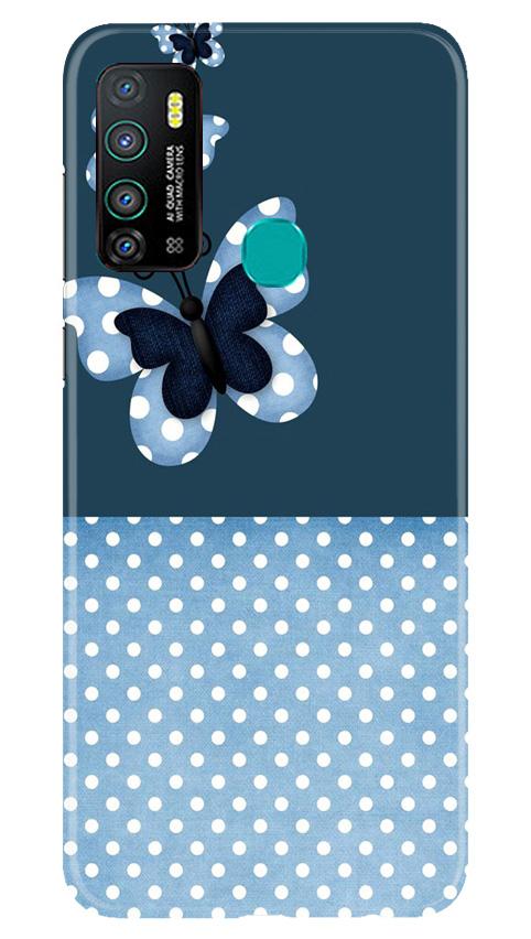 White dots Butterfly Case for Infinix Hot 9