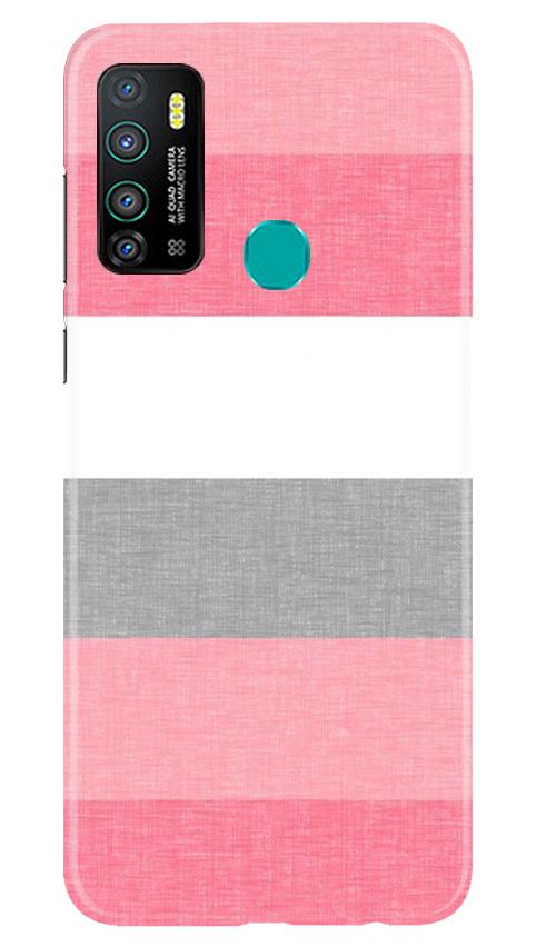 Pink white pattern Case for Infinix Hot 9