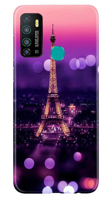 Eiffel Tower Mobile Back Case for Infinix Hot 9 (Design - 86)