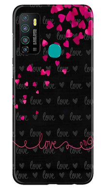 Love in Air Mobile Back Case for Infinix Hot 9 (Design - 89)