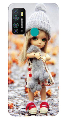 Cute Doll Mobile Back Case for Infinix Hot 9 (Design - 93)