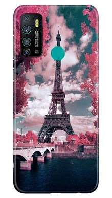 Eiffel Tower Mobile Back Case for Infinix Hot 9  (Design - 101)