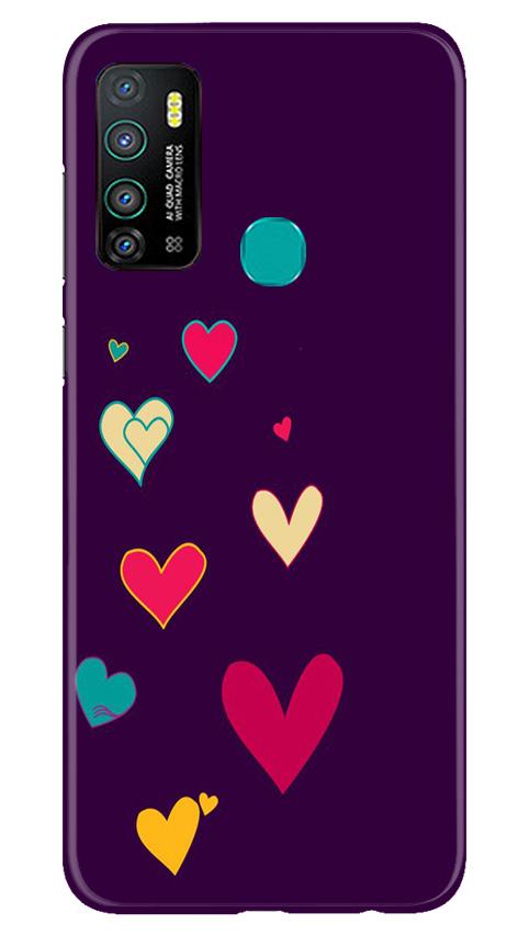 Purple Background Case for Infinix Hot 9  (Design - 107)