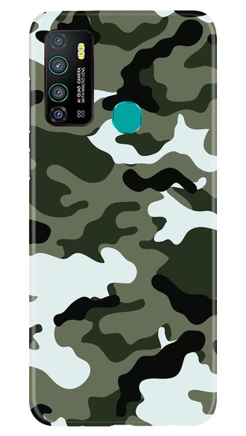 Army Camouflage Case for Infinix Hot 9  (Design - 108)
