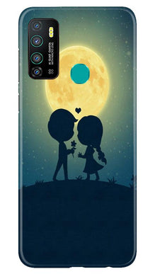 Love Couple Mobile Back Case for Infinix Hot 9  (Design - 109)