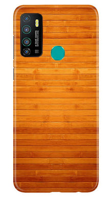 Wooden Look Mobile Back Case for Infinix Hot 9  (Design - 111)