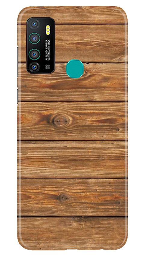 Wooden Look Case for Infinix Hot 9  (Design - 113)