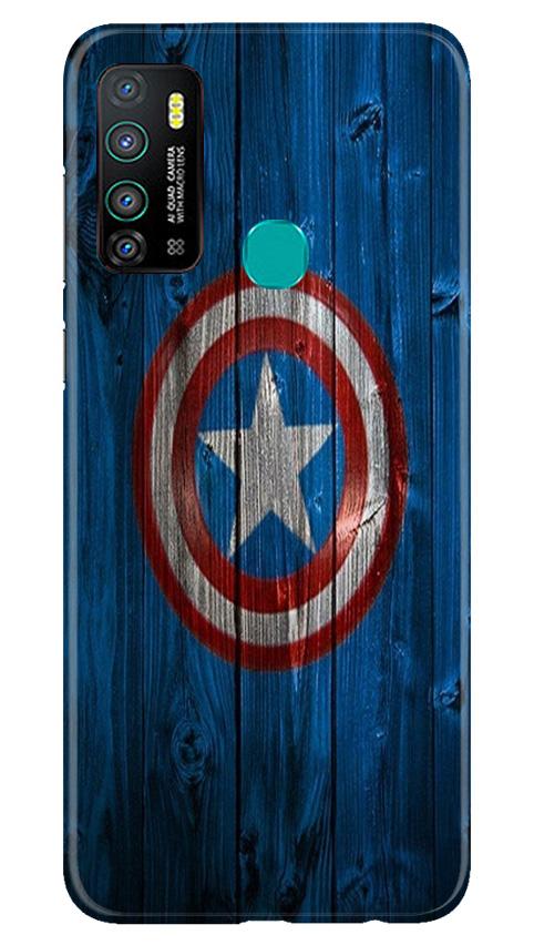 Captain America Superhero Case for Infinix Hot 9(Design - 118)
