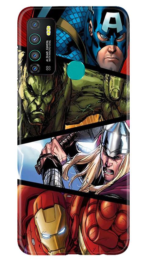 Avengers Superhero Case for Infinix Hot 9(Design - 124)