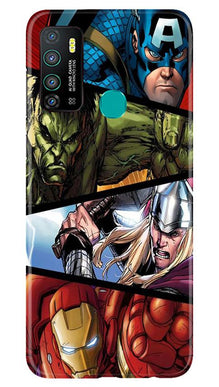 Avengers Superhero Mobile Back Case for Infinix Hot 9  (Design - 124)