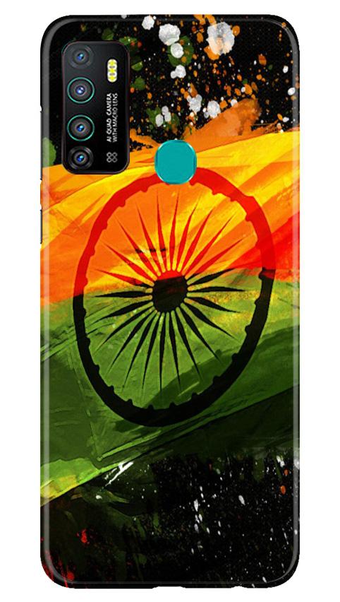 Indian Flag Case for Infinix Hot 9  (Design - 137)