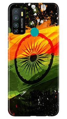 Indian Flag Mobile Back Case for Infinix Hot 9  (Design - 137)