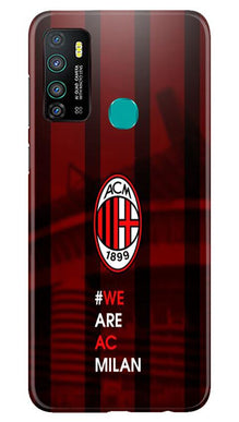 AC Milan Mobile Back Case for Infinix Hot 9  (Design - 155)