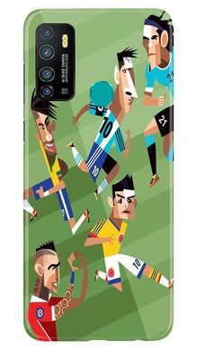 Football Mobile Back Case for Infinix Hot 9  (Design - 166)