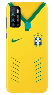 Brazil Mobile Back Case for Infinix Hot 9  (Design - 176)
