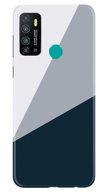 Blue Shade Mobile Back Case for Infinix Hot 9 (Design - 182)