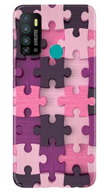 Puzzle Mobile Back Case for Infinix Hot 9 (Design - 199)