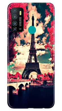 Eiffel Tower Mobile Back Case for Infinix Hot 9 (Design - 212)