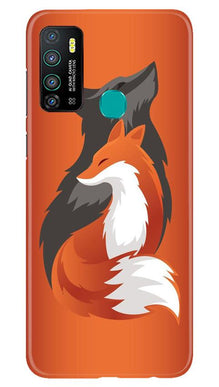 Wolf  Mobile Back Case for Infinix Hot 9 (Design - 224)
