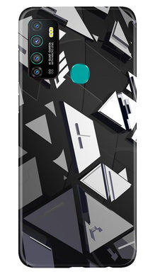 Modern Art Mobile Back Case for Infinix Hot 9 (Design - 230)