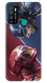 Ironman Captain America Case for Infinix Hot 9 (Design No. 245)