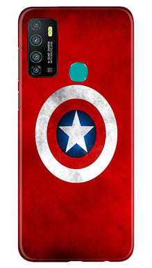 Captain America Mobile Back Case for Infinix Hot 9 (Design - 249)