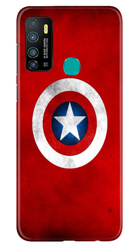 Captain America Case for Infinix Hot 9 (Design No. 249)