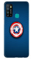 Captain America Shield Case for Infinix Hot 9 (Design No. 253)