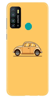 Vintage Car Mobile Back Case for Infinix Hot 9 (Design - 262)