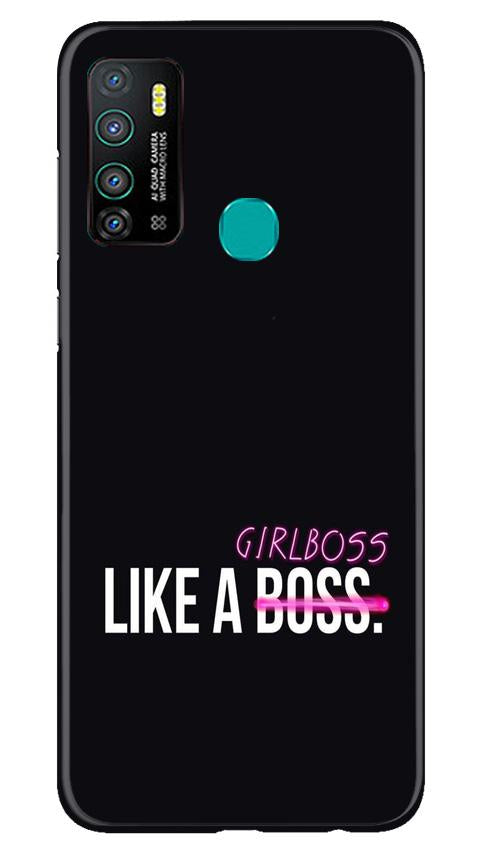 Like a Girl Boss Case for Infinix Hot 9 (Design No. 265)