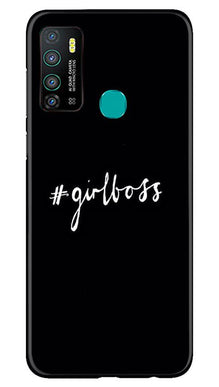 #GirlBoss Mobile Back Case for Infinix Hot 9 (Design - 266)