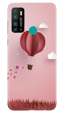 Parachute Mobile Back Case for Infinix Hot 9 (Design - 286)