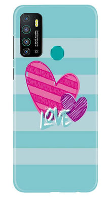 Love Mobile Back Case for Infinix Hot 9 (Design - 299)