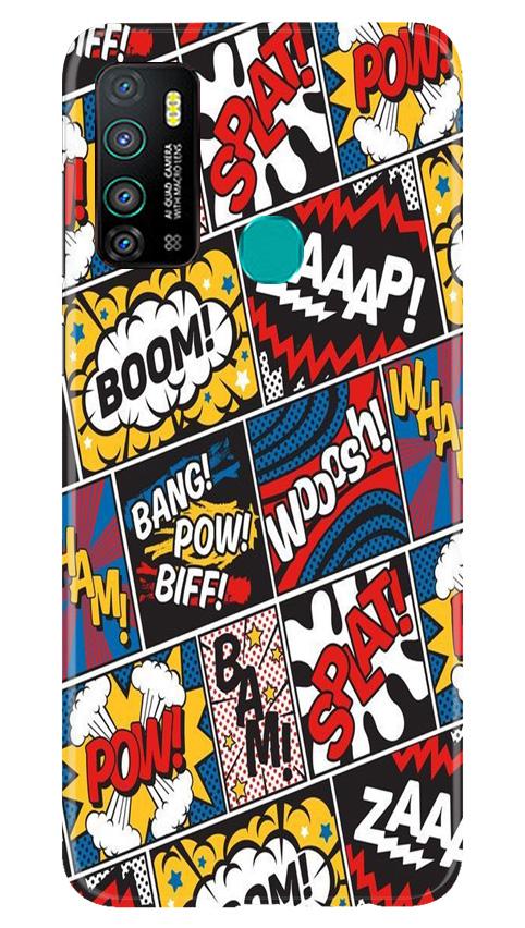 Boom Mobile Back Case for Infinix Hot 9 (Design - 302)