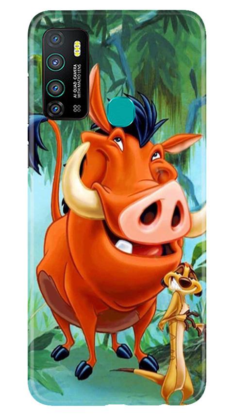 Timon and Pumbaa Mobile Back Case for Infinix Hot 9 (Design - 305)