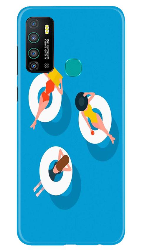 Girlish Mobile Back Case for Infinix Hot 9 (Design - 306)