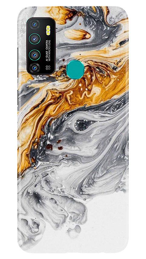 Marble Texture Mobile Back Case for Infinix Hot 9 (Design - 310)