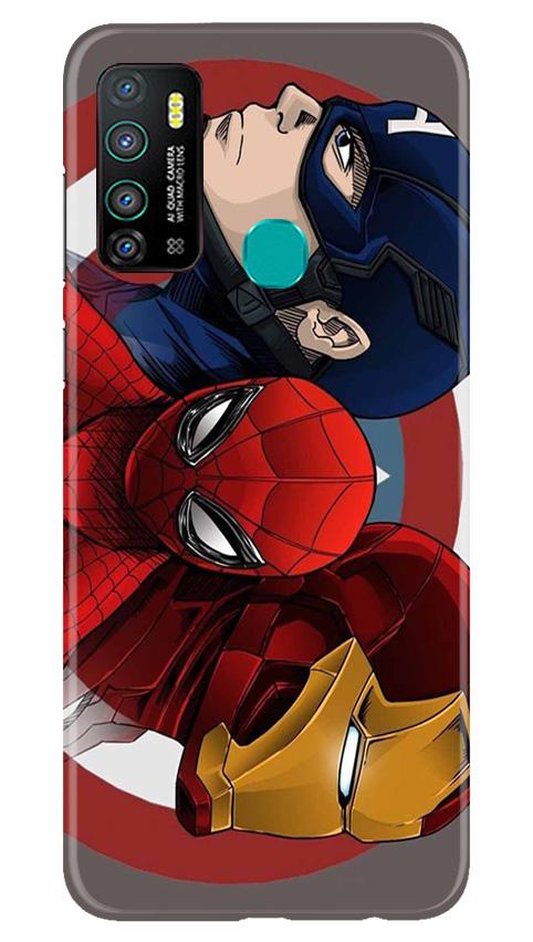 Superhero Mobile Back Case for Infinix Hot 9 (Design - 311)