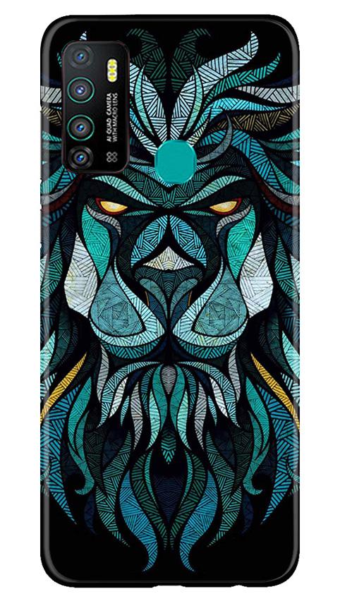 Lion Mobile Back Case for Infinix Hot 9 (Design - 314)
