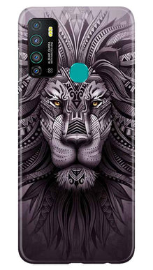 Lion Mobile Back Case for Infinix Hot 9 (Design - 315)
